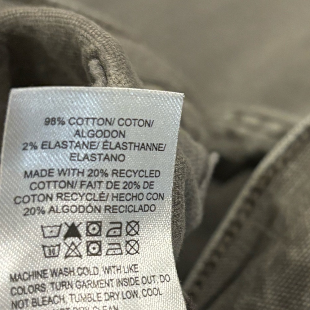 Men’s Lucky Brand olive gray green Cotton Casual Pants 32x30 - Picture 6 of 6